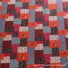 Tecido Estampado de Algodão e Linho Estilo Étnico Xadrez Rosa Pequeno Tecido Boêmio Almofada de Lijiang Toalha de Mesa Saia de Linho