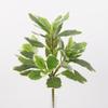 Ramos de Planta Verde Simulada de Madeira que Muda de Cor, Folhas Artificiais, Acessórios de Folha de Mar Branco e Tungue, Paisagismo Decorativo de Madeira que Muda de Cor Simulada