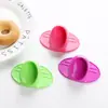 Pinza Aislante Térmico para Plato y Tazón de Microondas, Protector de Dedos Antiescaldaduras para Horno, Herramienta de Cocina de Silicona Engrosada, Resistente a Altas Temperaturas
