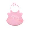 Babero de silicona sencillo para bebé, bolsa de alimentación para suplemento alimenticio, bolsa de saliva de silicona para alimentación de bebés, venta al por mayor, Amazon