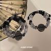 Pulsera de Gasto de Fantasma de Montaña Estilo Tinta China Nueva Moqing Pulsera de Piedra Natural Retro Nicho Masculino Pareja
