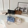 Bolsa de nicho francesa feminina outono e inverno fotografia de rua moda retrô bolsa tipo baguete francesa versátil bolsa de ombro sob o braço ins
