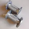 Mangueira Flexível de Metal Aço Inoxidável 304 Conexão Tipo Flange Tubo Corrugado Resistente à Corrosão por Ácido e Alcalino Mangueira Trançada com Fio de Aço para Vapor