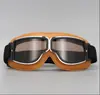 Espelho de Guidão de Motocicleta Óculos Retro Estilo Harley à Prova de Vento Areia Veículo Elétrico Capacete Meio Capacete Respirável e Seguro