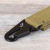 Colgante para Mochila con Hebilla de Halcón Llavero Cinta Camuflada Hebilla de Gancho de Aleación de Zinc Suministros de Equipo