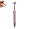 Herramienta de Fijación para Joyería de Piercing, Agarrador de Zirconia con Bola de Tornillo Antideslizante de Cuatro Garras, Tamaño Mediano