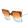 Gafas de sol cuadradas grandes estilo europeo y americano, Gafas de sol de moda nuevas, Gafas planas de moda transfronterizas, Venta al por mayor de fabricantes