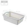 Cesta de armazenamento engrossada Estrutura de armazenamento portátil Cozinha Lavagem Alimentos Snacks Sundries Caixa de armazenamento Desktop Cesta de legumes de frutas