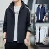Ropa de Fujian chaqueta de tres barras para hombre estilo nuevo moderno cortavientos simple versátil deportiva casual chaqueta top