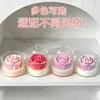 Vela Aromática de Cera Derretida Flor de Rosa Creativa Fresca Múltiples Estilos para Decoración Exhibición Fragancia de Larga Duración Compañero de Festival