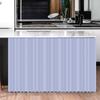 Cortina de color sólido para gabinete de cocina, cortina antiestética para gabinete, cortina para puerta, zapatero, estante de almacenamiento, cortina de tela decorativa con velcro.