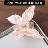 Grampo de Cabelo Feminino Coreano Imitação de Ácido Acético High-End Estéreo Borboleta Rabo de Cavalo Alto Prendedor Forte Parte de Trás da Cabeça Outono e Inverno Fixador de Cabelo Headwear Fixo Deus