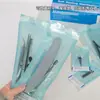 Bolsa de desinfección desechable para arte de uñas bolsa de embalaje autosellante bolsa de almacenamiento bolsa sellada kit de herramientas tijeras para cutícula pinzas cepillo para polvo