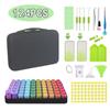 Nuevo kit de pintura de diamantes DIY color degradado bicolor paquete de 30 bolsa de almacenamiento para botellas traje de herramientas para 60 botellas