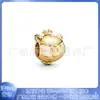 Pandora 925 Cobre Blanco Chapado en Plata Oro Serie Zodiaco Diciembre Animal Hilo DIY Cuentas Panjia