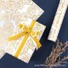 Papel de regalo de Navidad de Amazon con diseño de lunares ondulados, caja de regalo de cumpleaños para San Valentín, papel de regalo de piel de libro, venta al por mayor