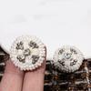 Botones de perlas Chanel hechos a mano, para abrigos de lana, vestidos, hebillas decorativas, accesorios de piel, botones.