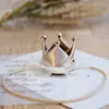 Corona de Banda para el Cabello de Bebé de Cien Días Accesorios para Vestido Infantil Flor Dorada Borgoña Pinza para el Cabello de Bebé Foto