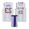 Suministro directo de fábrica Camiseta James Kobe No. Camiseta de baloncesto para adultos con estampado de secado rápido para entrenamiento de competición infantil.
