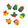 Novo presente de Papai Noel feito à mão creme gel faça você mesmo capa de telefone decorativo joia material resina acessórios