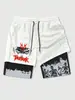Comercio Exterior Transfronterizo Aliexpress Digital Impreso Personalizado Pantalones Deportivos de Fitness de Doble Capa para Adultos Shorts Casuales Venta al por Mayor en Stock