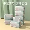 Toallas Suaves de Algodón para Bebé, Toallas Faciales Desechables, Paquete Grande de 80 Piezas, Uso Doméstico, Doble Uso Seco y Húmedo, Toallas Espesas para Desmaquillar y Limpiar