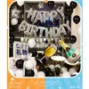Traje de Globo de Cumpleaños para Niños y Niñas Fiesta de Un Año Fondo de Pared Escena Diseño Suministros Decorativos Sentido Avanzado