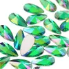 9*18Mmab Color Gota de Agua Rhinestones Acrílicos Rhinestones de Fondo Plano para Joyería Manualidades Decoración Accesorios de Ropa Materiales DIY