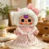 Apenas Vendendo Roupas de BonecaVestido Rosa Fofo com Corações por Toda Parte para uma Boneca de 3 Anos, Roupa para Boneca de Vinil Pelúcia Grande 400%