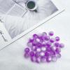 Contas Redondas Imitação de Olho de Gato Degradê em Resina para Pulseira Colar Grampo de Cabelo DIY Feito à Mão com Materiais de Acessórios