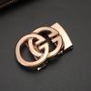 Cabeza de cuero hebilla automática para hombre hebilla de cinturón de aleación cinturón de pantalón accesorios de mandril de grifo hebilla de alta calidad de 3.5 cm