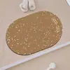 Felpudo de Barro Diatomeas para Barbería, Felpudo de Entrada Resistente a Manchas y al Desgaste, Felpudo de Entrada para Puerta, Felpudo Absorbente de Agua y Resistente a Manchas, Felpudo Secante para Baño