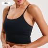 Primavera y Verano Nuevo Europeo y Americano Almohadilla de Pecho Push-up a Prueba de Golpes Espalda Hermosa Sexy Sling Deportivo Fitness Yoga Top C5238