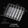 Caja de Almacenamiento para Labiales a Prueba de Polvo Organizador de Cosméticos de Escritorio Esmalte de Uñas con Tapa Acrílico Transparente Estante de Almacenamiento para Labiales y Brillos de Labios