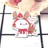 Broche de acrílico Patch Atacado Bonito Acessórios para roupas Pin Fivela personalizada Pin Véspera de Natal Emblema de Natal