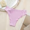 Tamanho Grande Traceless T-Tracks Transfronteiriço Secagem Rápida Sexy Amazon Roupa Íntima Feminina Respirável High-Fork Calcinhas Femininas