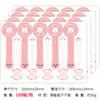 Fábrica en stock Pegatina Larga Rosa Pegatina Redonda para Hornear Caja para Postres y Pasteles Pegatina Decorativa DIY Pegatina Selladora para Embalaje