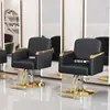 Silla de Peluquería, Silla Especial para Salón de Peluquería, Silla Giratoria Elevable para Barbería, Silla de Belleza, Silla de Peluquería