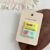 Grampo de Cabelo Flor Xadrez Geométrico BB Clip Menina Doce Han Feng Acessórios de Cabelo Frescos para Crianças Grampo para Franja Clipe Lateral para Mulheres