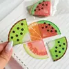 Regla tamaño palma, transportador para niños, mini regla acrílica con temática de frutas, regla pequeña de arcoíris, regalo de papelería de alto valor