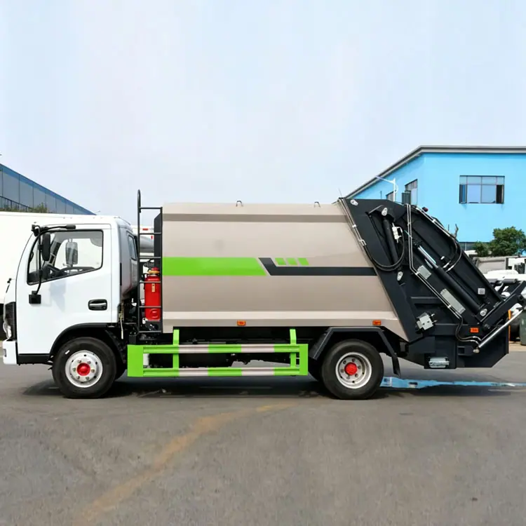陕汽德龙14吨垃圾压缩车10方垃圾清运车质量好无泄漏