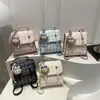 Mochila de Cuadros de Alta Gama Transfronteriza para Mujer 2026 Nueva Moda Versátil Mochila Escolar Estudiante Universitario Viajero Mochila de Viaje