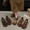 Zapatos Birkenstock Melanoid Hebilla Doble Suela Gruesa Aumentadores de Altura Punta Dividida Cobertura Total para Mujer Otoño 2026 Nuevas Sandalias Slip-on