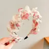 Diadema de Malla Dientes de Super Hada para Niñas Estilo Pastoral Francés Organizador de Cabello Rizado para Niñas Diadema Antideslizante No Tira del Cabello Pinza para el Cabello
