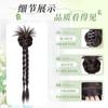 Trenzas de Peluca para Mujer, Agarrador Simulado, Capullo de Flor, Trenza Retorcida, Cola de Caballo Alta, Trenza Larga, Accesorios para el Cabello, Trenza de Peluca, Cola de Caballo