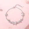 Pulsera Original Tichia Mariposa Luz de Estrella para Mujer Plata de Ley S925 Lujo Accesible Gama Alta Joyería de Mano Mariposa Rosa Dulce