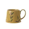 Caneca de Café de Cerâmica Rústica Vintage Personalizada, Caneca Listrada Esmaltada em Forno de Alto Valor Pintada à Mão, Fábrica Transfronteiriça