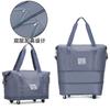 Bolsa de Viaje Plegable con Polea de Gran Capacidad Expandible Separable para Seco y Húmedo Repelente al Agua Bolso de Equipaje Bolso de Hombro Bolso de Mano