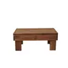 Reposapiés de Madera Maciza Anticorrosión Taburete Escalón para Balcón Exterior Reposapiés Elevador de Altura para Cocina Interior Reposapiés para Oficina