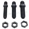 Conector de Transición para Extensión de Tubería de Aceite de Alta Presión Conector Pasamuros Hidráulico Rosca Exterior Doble Extremo Estándar Americano Métrico 1416/18D Estándar Americano
